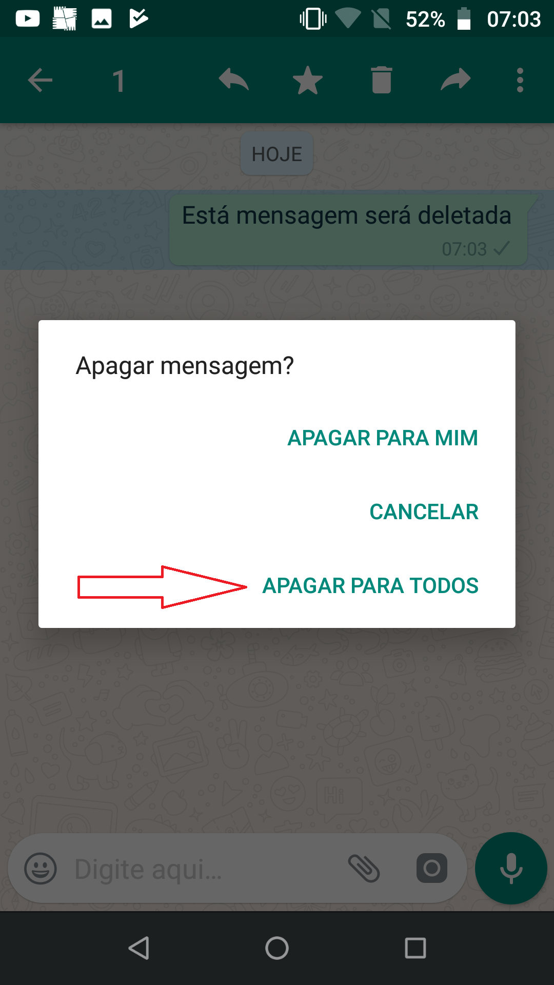 Como Apagar mensagens do Whatsapp - Imperio Teck